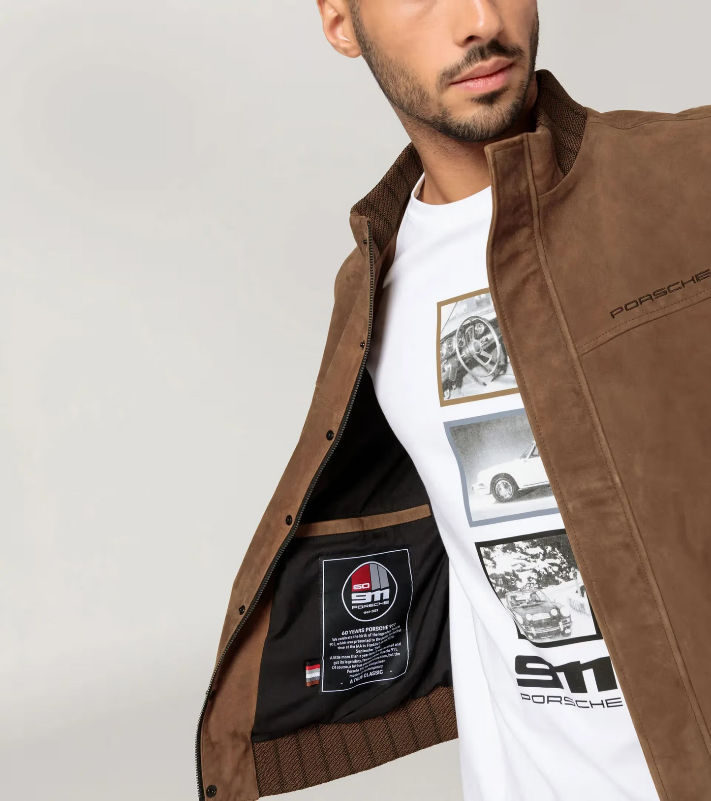 Veste en cuir – 60Y Porsche 911 – Édition limitée