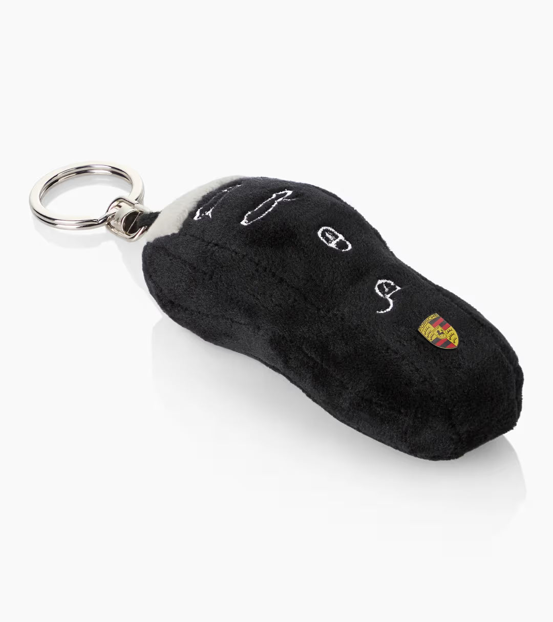 Porte-clés clé en peluche