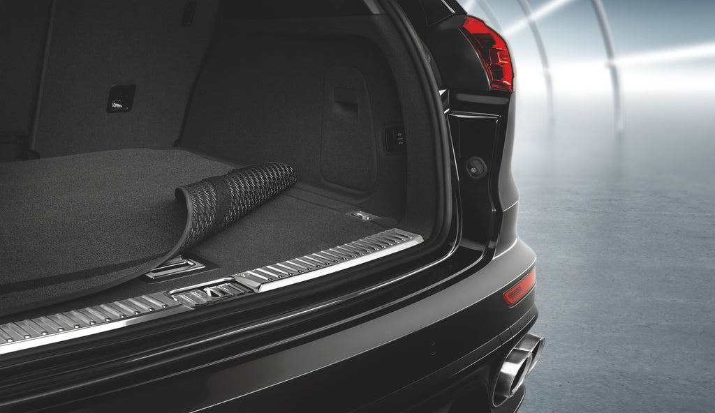 Reversible luggage-compartment mat with Nubuk surround - Cayenne (2014-2017)