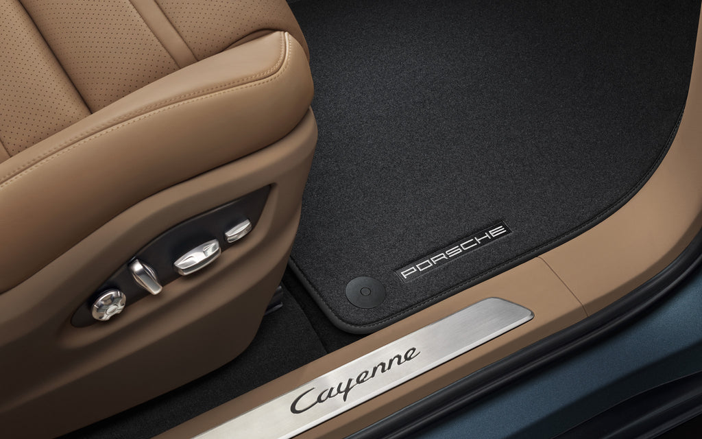Floor mats with Nubuk surround - Cayenne (2017 and +)