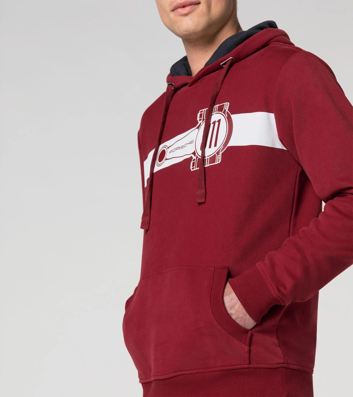 Sweat à capuche motif bielle – Essential