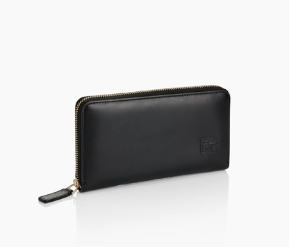 Portefeuille femme cuir noir