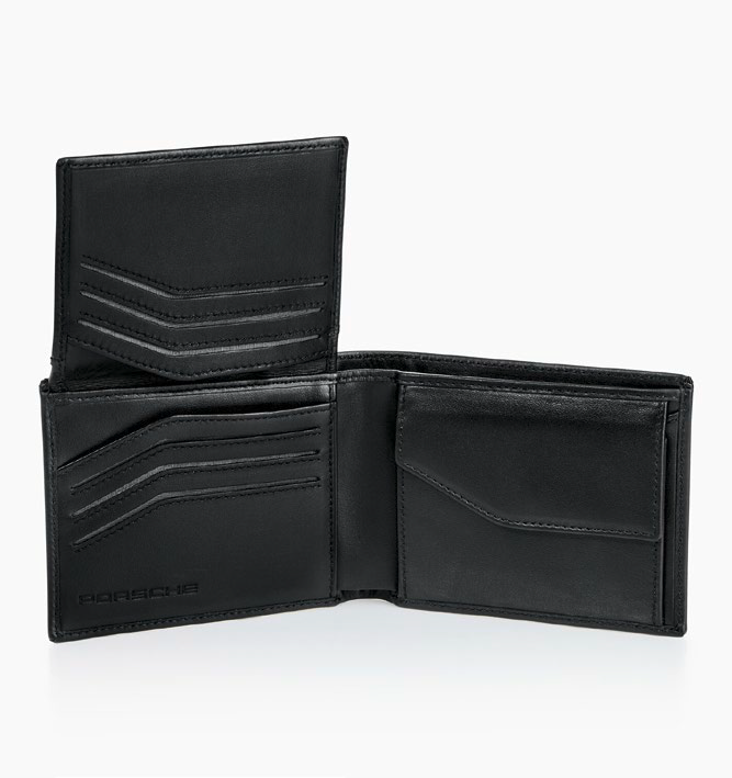 Portefeuille homme cuir noir