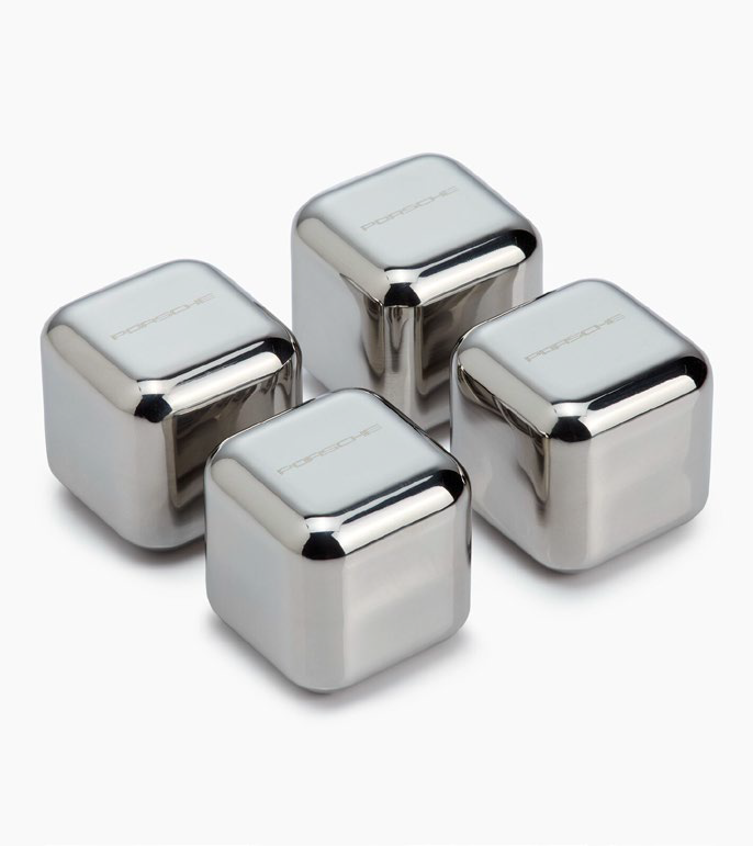 Set de 4 glaçons en acier inoxydable