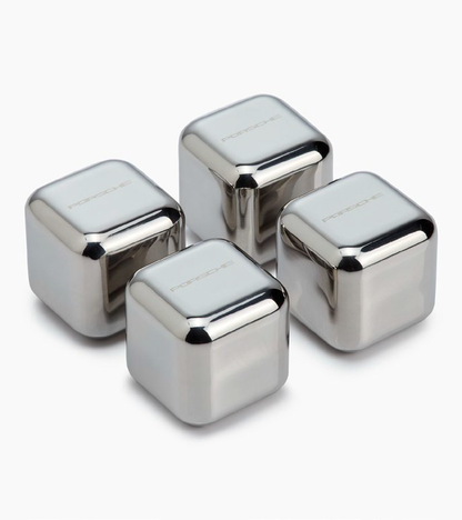 Set de 4 glaçons en acier inoxydable
