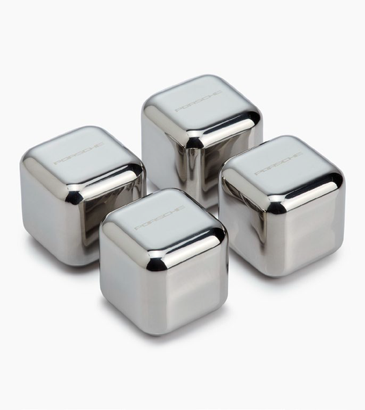 Set de 4 glaçons en acier inoxydable