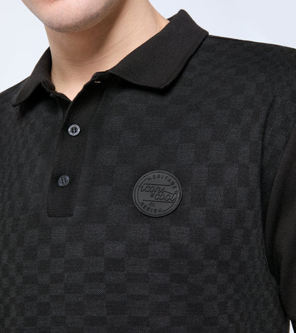 Porsche 911 Spirit 70 – Polo jacquard à manches courtes