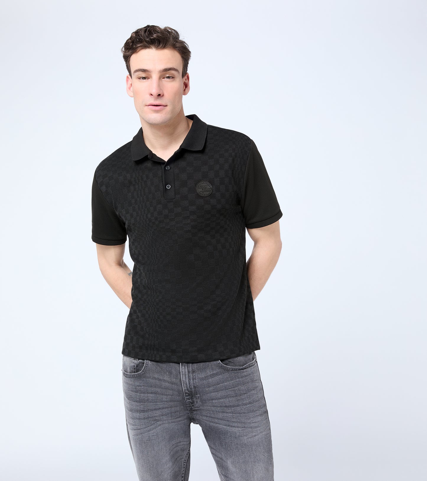 Porsche 911 Spirit 70 – Polo jacquard à manches courtes