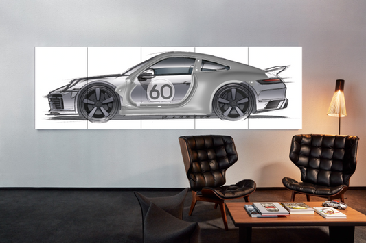 Sculpture d'art 911 Sport Classic