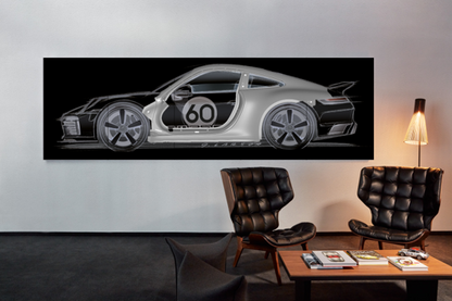 Sculpture d'art 911 Sport Classic