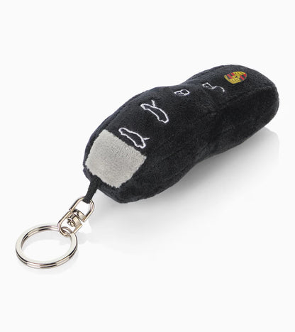 Porte-clés clé en peluche