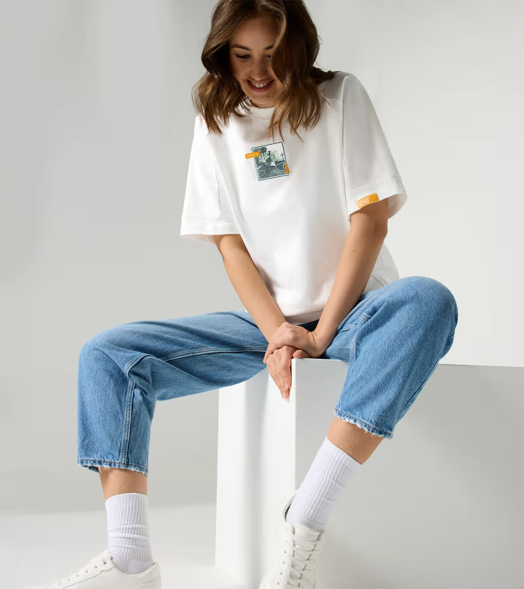 T-Shirt – LIFETOPIC AHEAD blanc