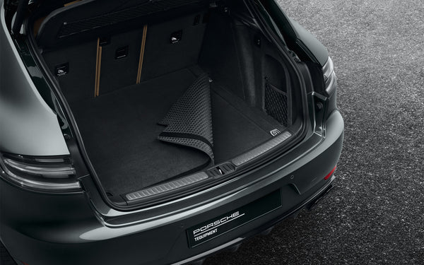 Reversible luggage-compartment mat with Nubuk surround - Macan (2014 and +)