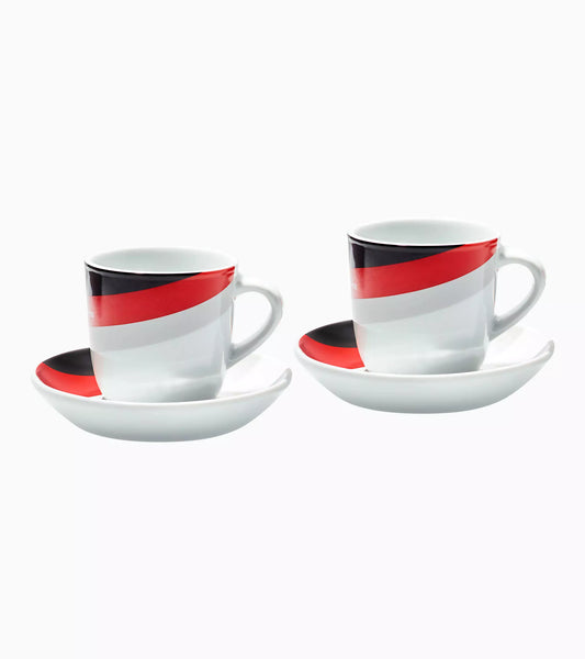Duo of Espresso cups Collection n° 6 – Motorsport