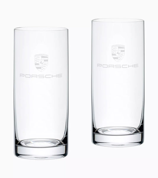 Ensemble de 2 verres Long Drink avec écusson – Essential
