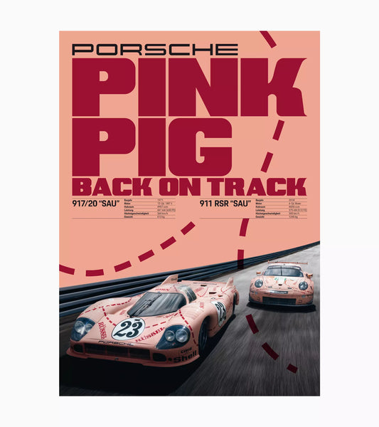 Lot d'affiches – 917 Cochon Rose